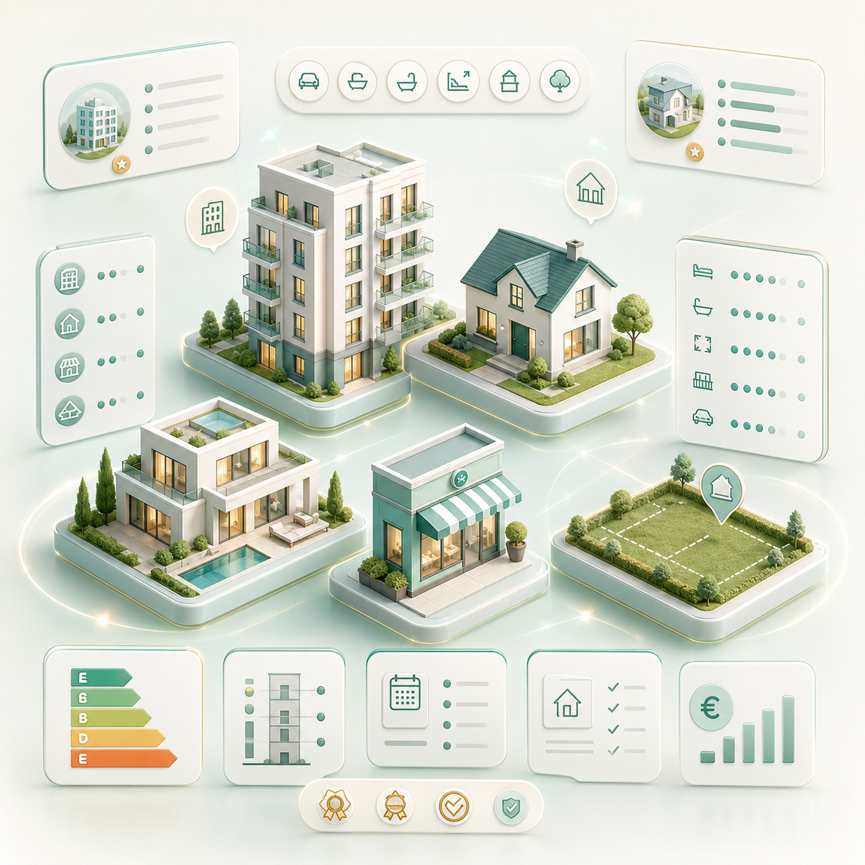 Listing evidence card