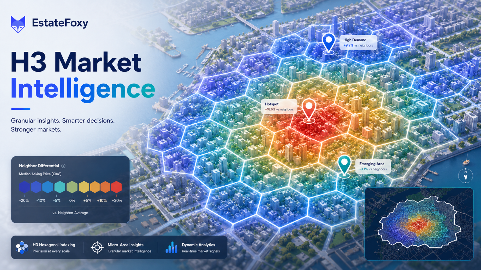 EstateFoxy H3 market map screenshot