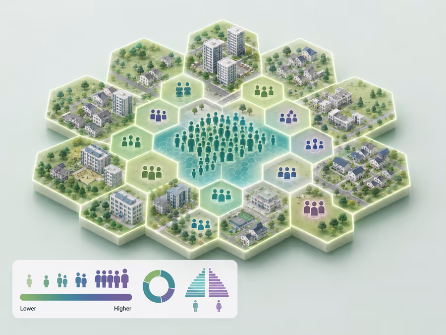 Demographics layer preview